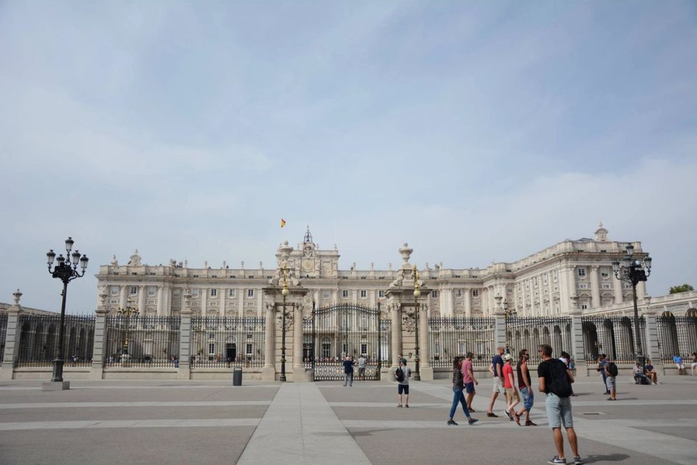 Palacio Real y catedral de la Almudena (Madrid) 15-08-2017