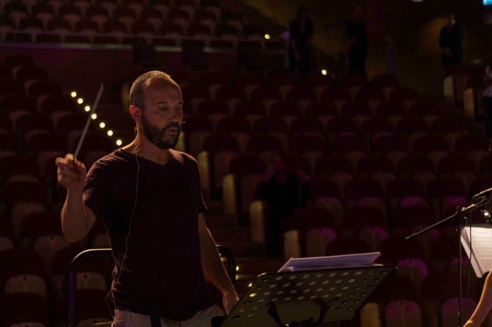 Ensayo del Concierto canciones de cine en español (Toledo) 12-09-2029
