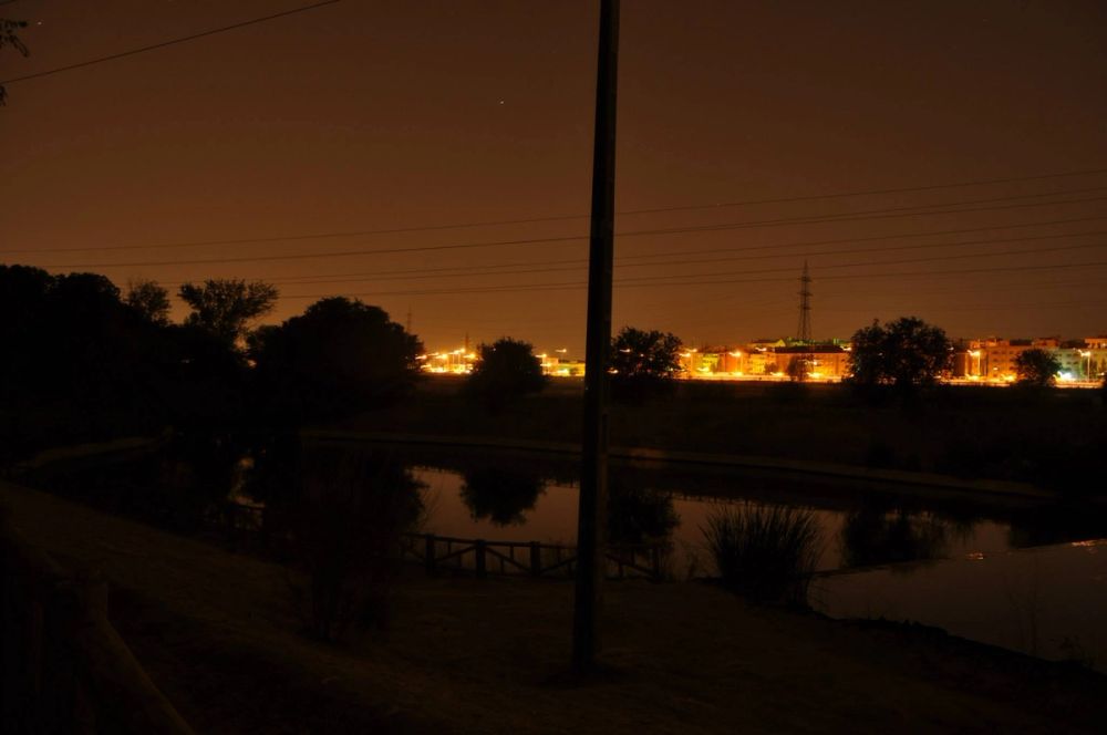 Efectos de luz (Parque butarque Leganes) 01-09-2014