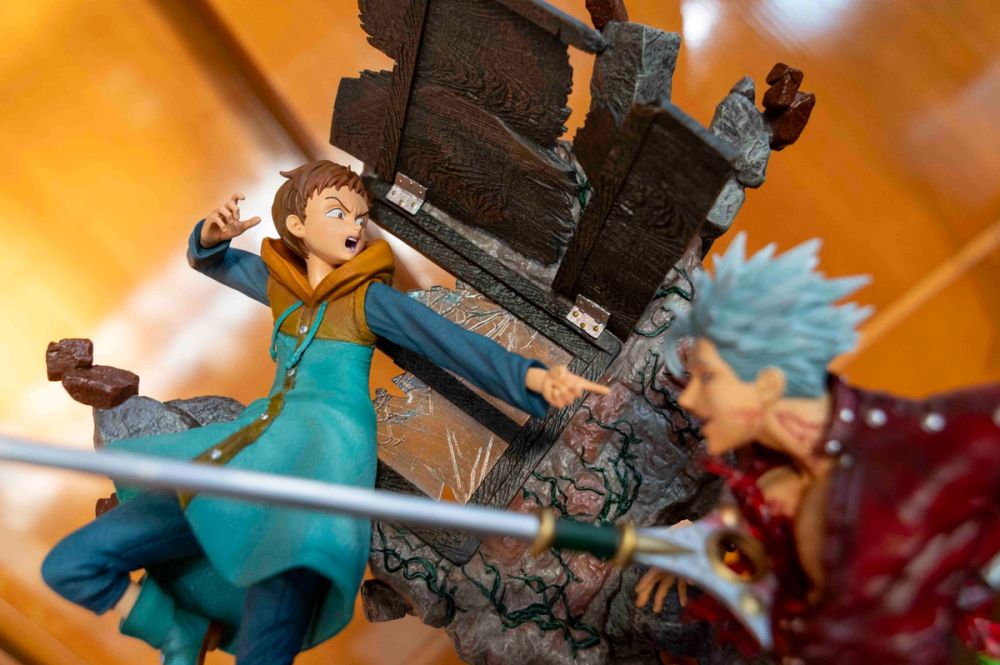 Coleccion de figuras en la comiccon san diego malaga