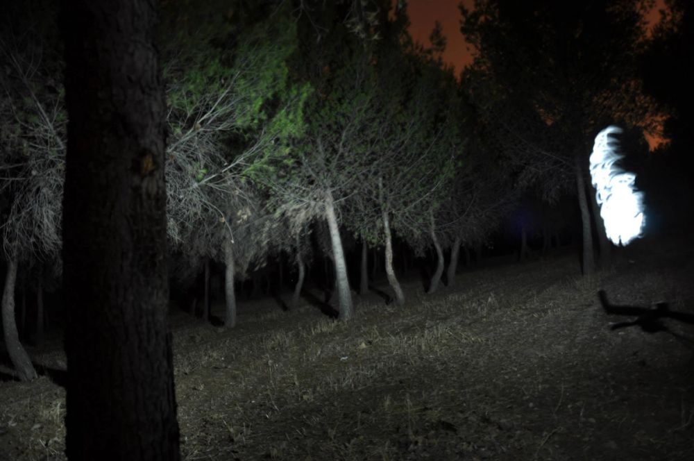 Efectos de luz Parque Polvoranca (leganes) 31-08-2014