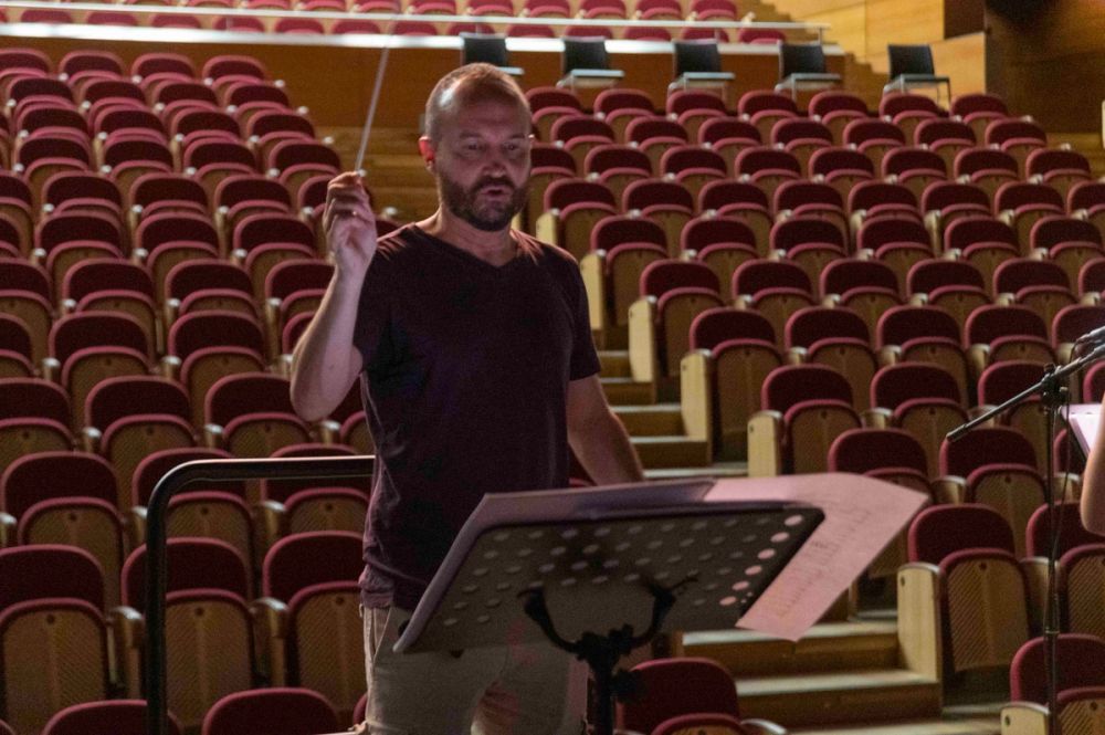 Ensayo del Concierto canciones de cine en español (Toledo) 12-09-2029