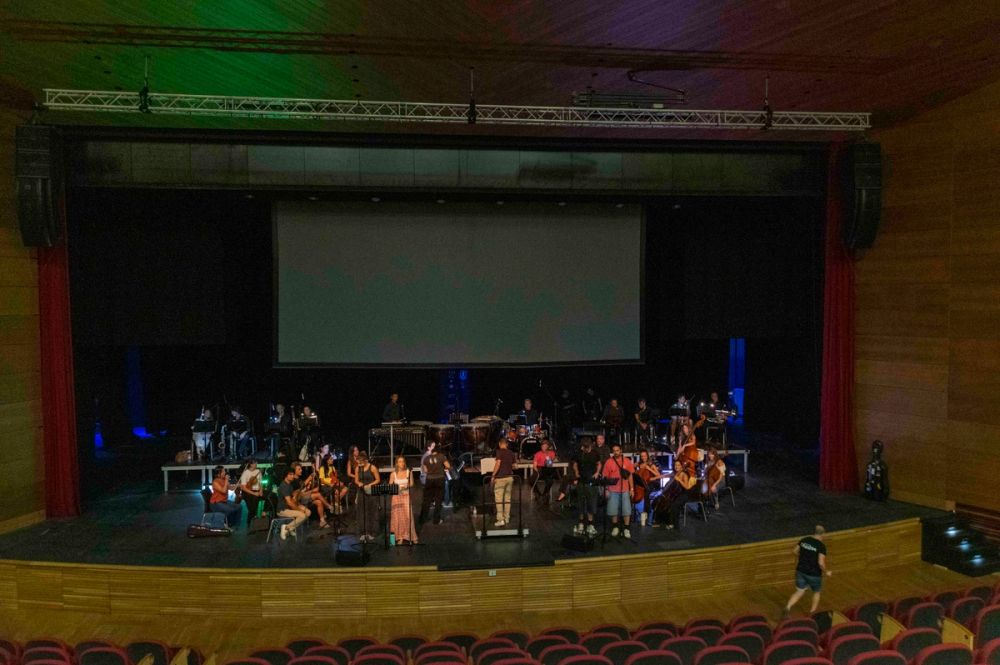 Ensayo del Concierto canciones de cine en español (Toledo) 12-09-2029