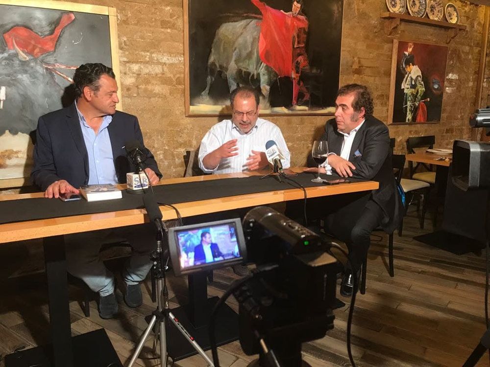 Grabando programa "la andanada del 5" temporada 2021