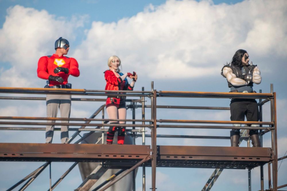 Espectaculo DC Super- Villains Stunt Show en parque warner  29-06-2026