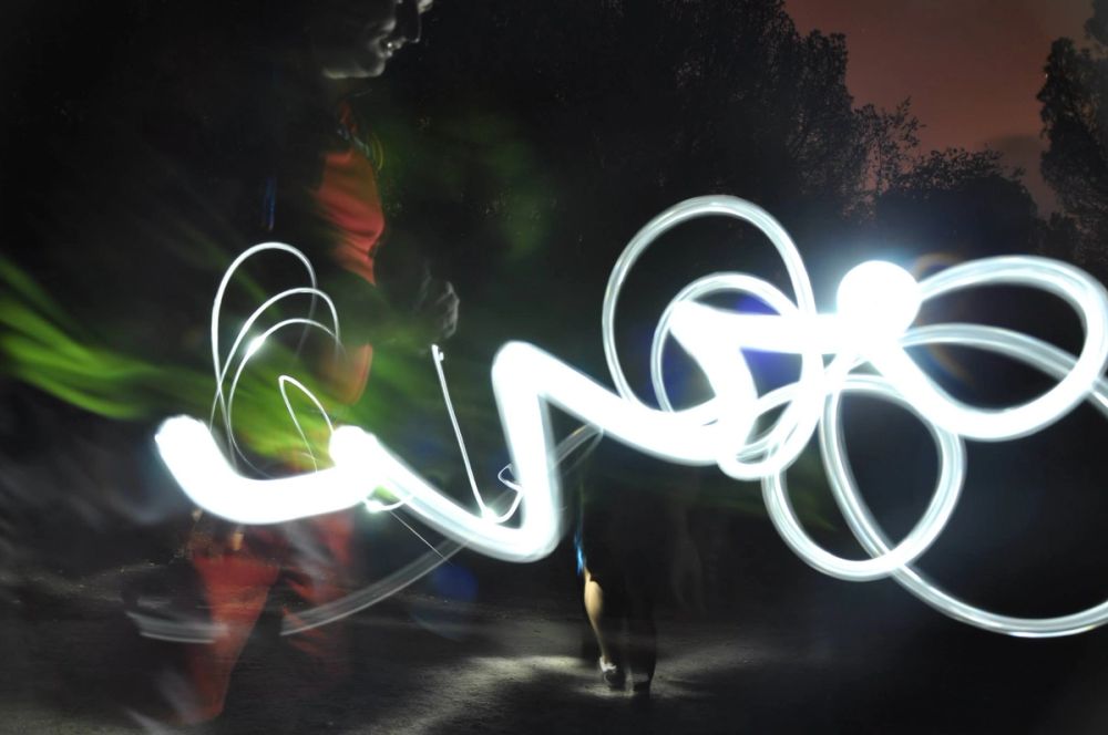 Efectos de luz (Parque butarque Leganes) 01-09-2014