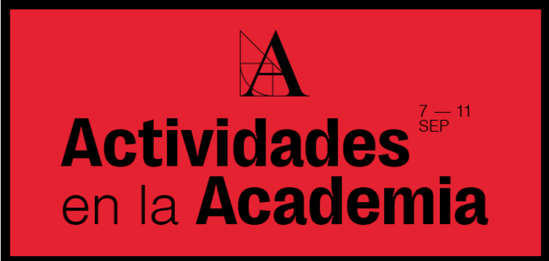 Actividades Academia de Cine - Del 7 al 11 de septiembre