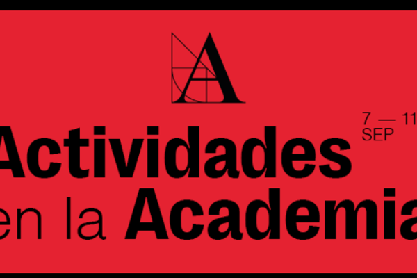 Actividades Academia de Cine - Del 7 al 11 de septiembre
