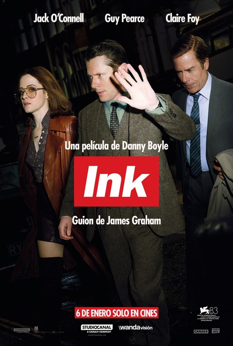 La nueva película INK de Danny Boyle. Inauguró el 83º Festival de Venecia. En cines el 6 de enero de 2027
