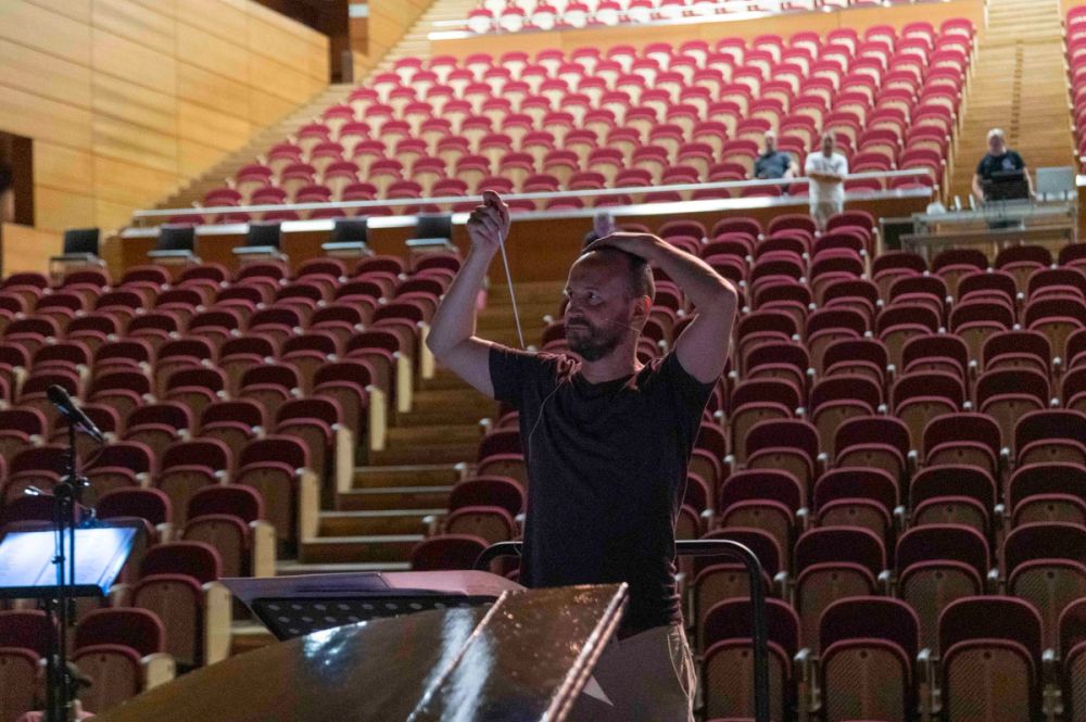 Ensayo del Concierto canciones de cine en español (Toledo) 12-09-2029