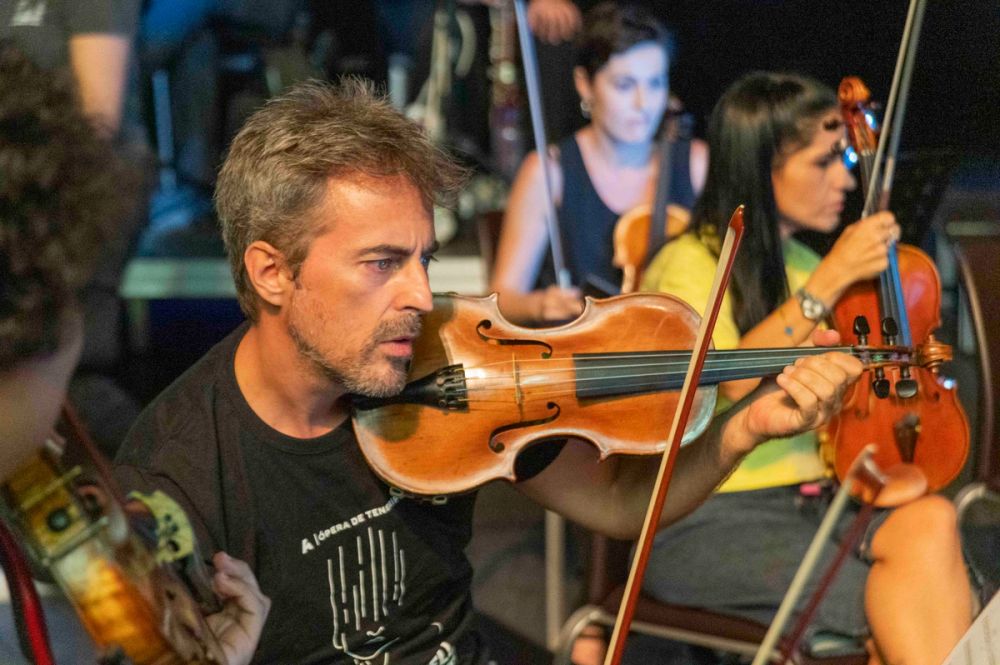 Ensayo del Concierto canciones de cine en español (Toledo) 12-09-2029