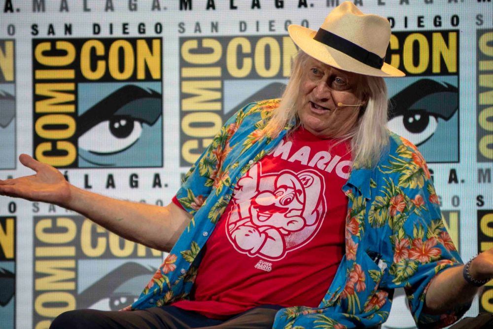Panel de Charles Martinet (Voz mario bros)