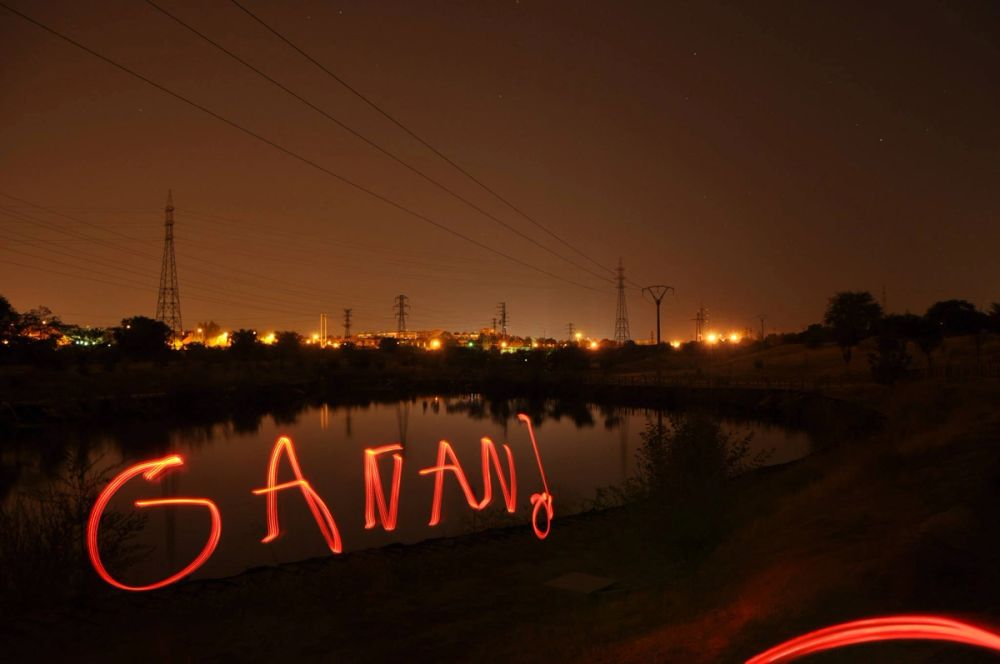 Efectos de luz (Parque butarque Leganes) 01-09-2014
