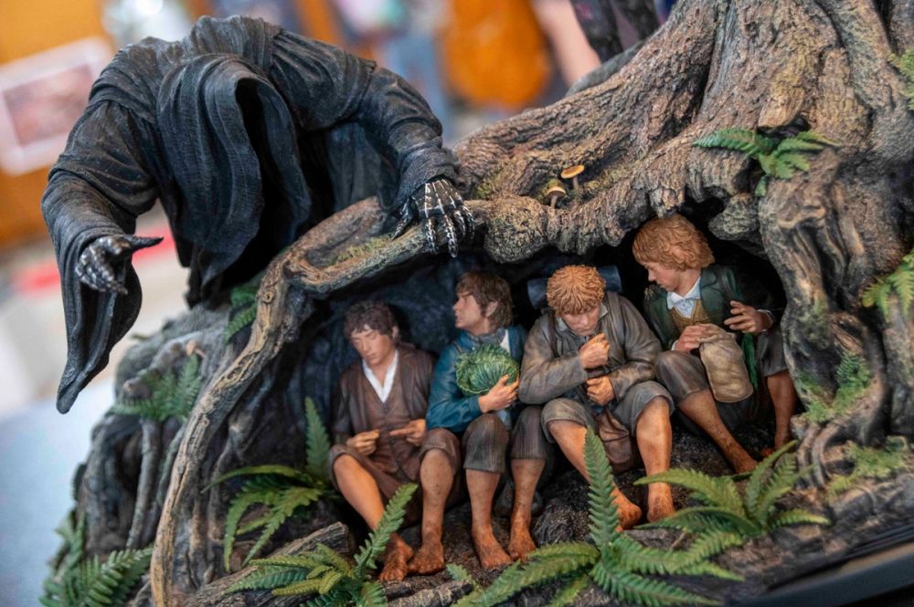Coleccion de figuras en la comiccon san diego malaga