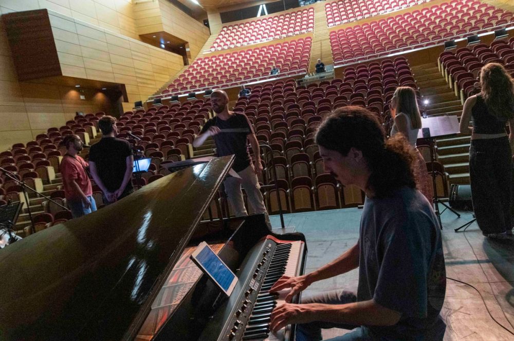 Ensayo del Concierto canciones de cine en español (Toledo) 12-09-2029