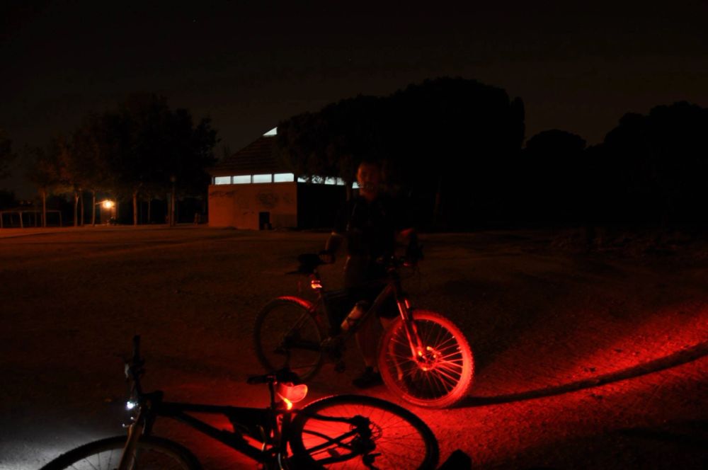Efectos de luz Parque Polvoranca (leganes) 31-08-2014