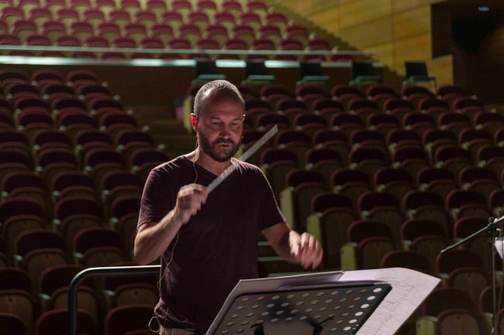 Ensayo del Concierto canciones de cine en español (Toledo) 12-09-2029