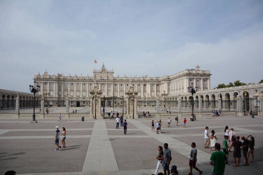 Palacio Real y catedral de la Almudena (Madrid) 15-08-2017