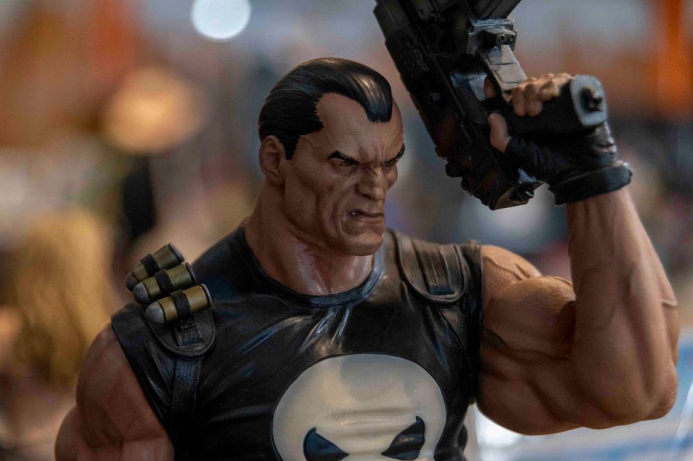 Coleccion de figuras en la comiccon san diego malaga