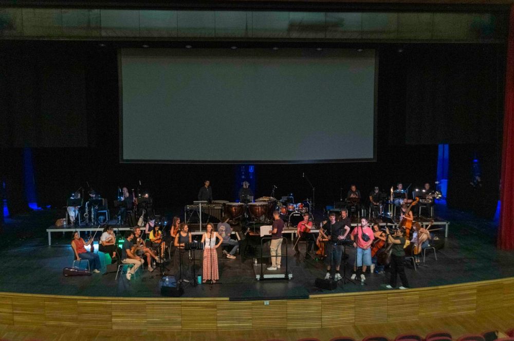 Ensayo del Concierto canciones de cine en español (Toledo) 12-09-2029