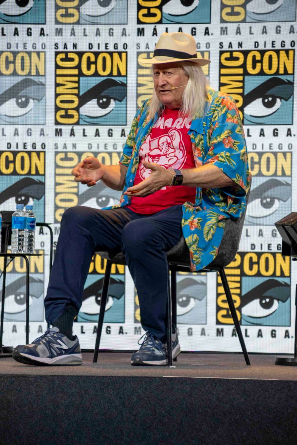 Panel de Charles Martinet (Voz mario bros)