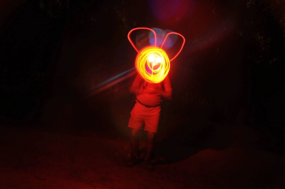 Efectos de luz (Parque butarque Leganes) 01-09-2014