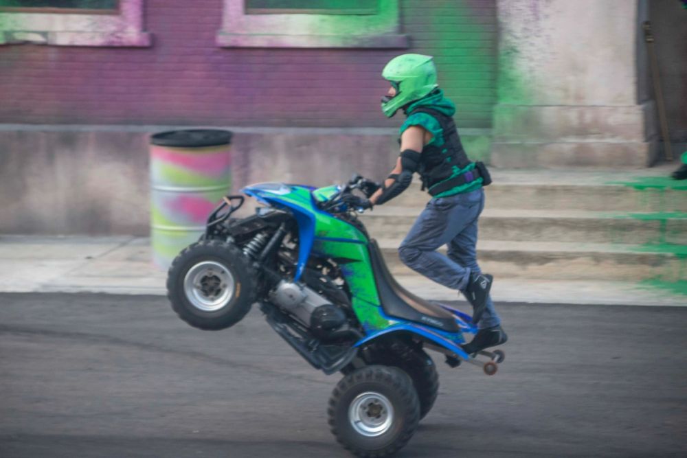 Espectaculo DC Super- Villains Stunt Show en parque warner  29-06-2026