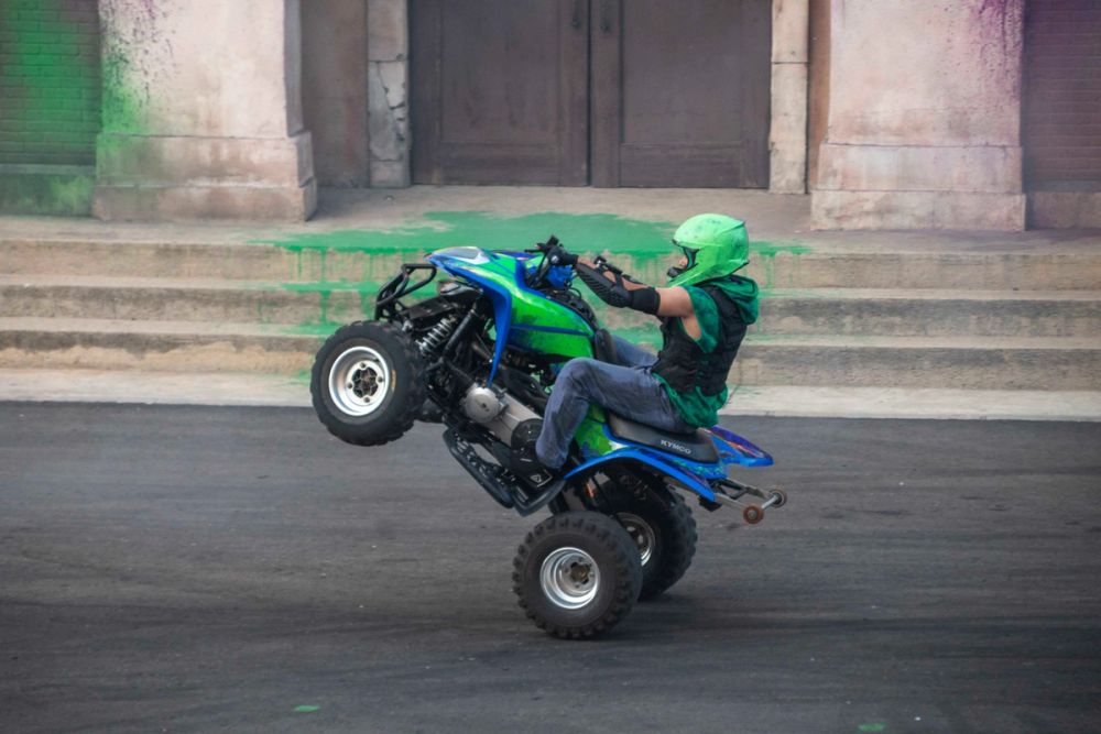 Espectaculo DC Super- Villains Stunt Show en parque warner  29-06-2026