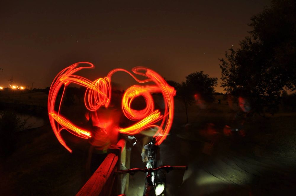 Efectos de luz (Parque butarque Leganes) 01-09-2014