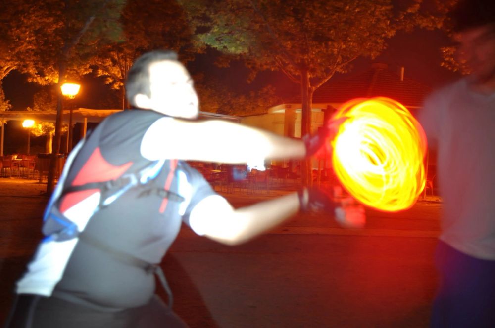 Efectos de luz Parque Polvoranca (leganes) 31-08-2014