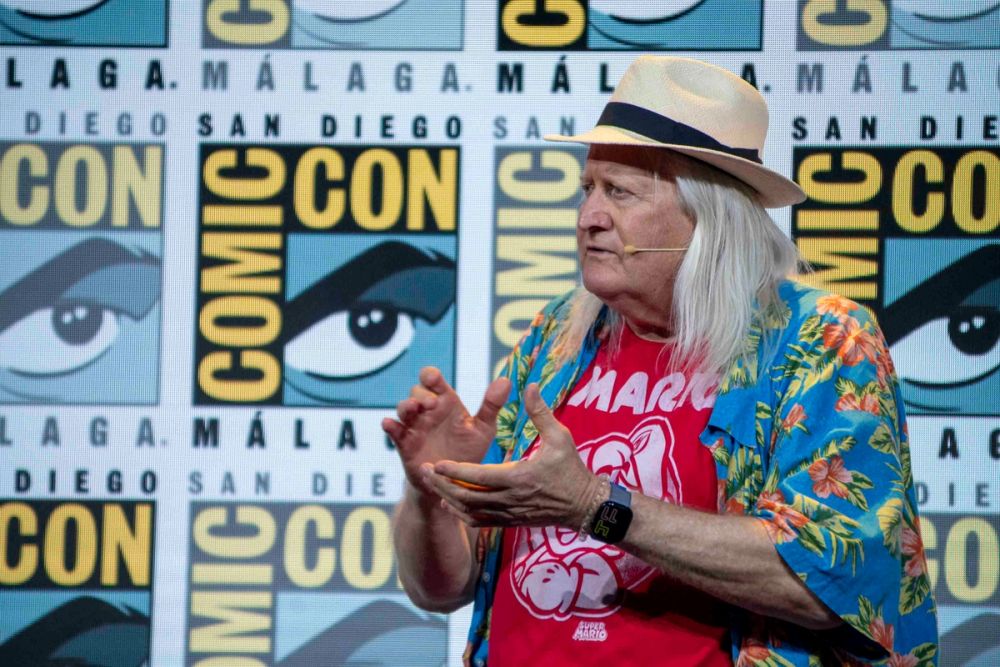 Panel de Charles Martinet (Voz mario bros)