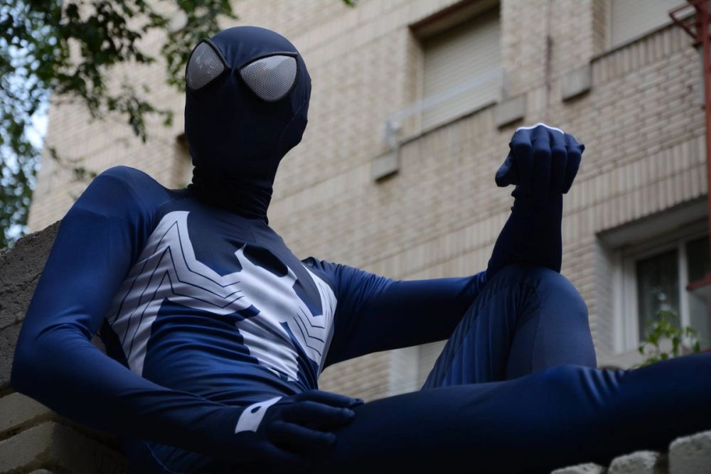 Spiderman black Blue Prnze 2017