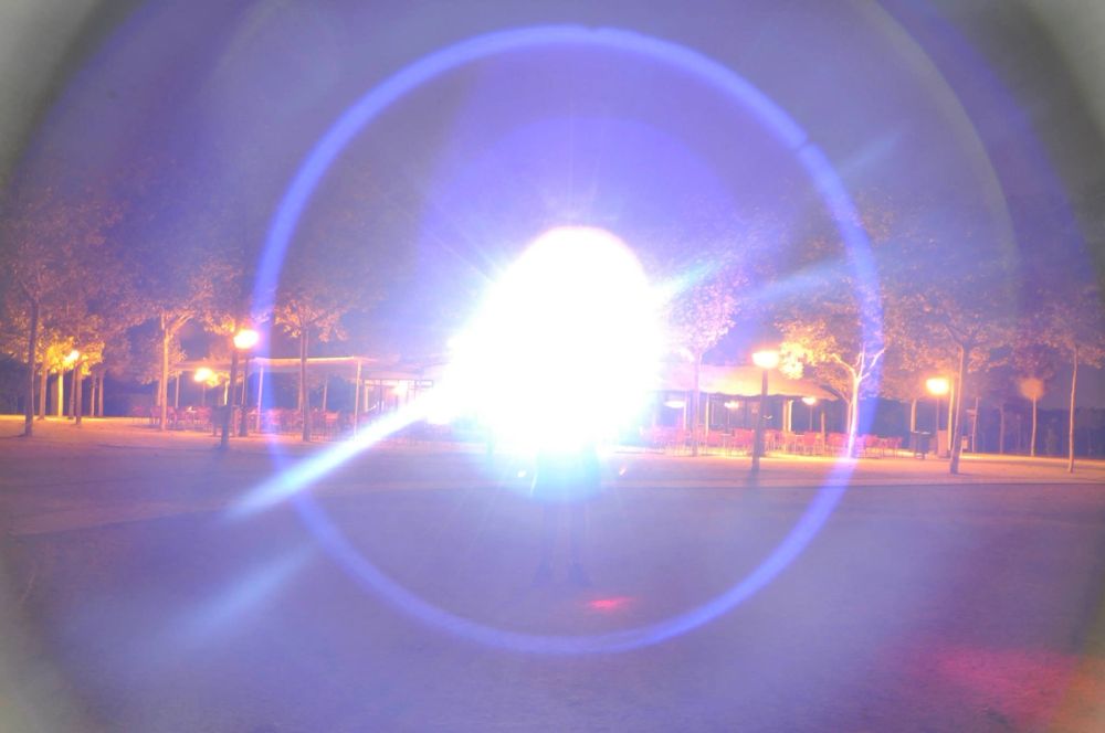 Efectos de luz Parque Polvoranca (leganes) 31-08-2014