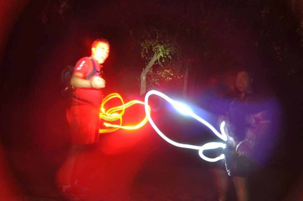 Efectos de luz (Parque butarque Leganes) 01-09-2014