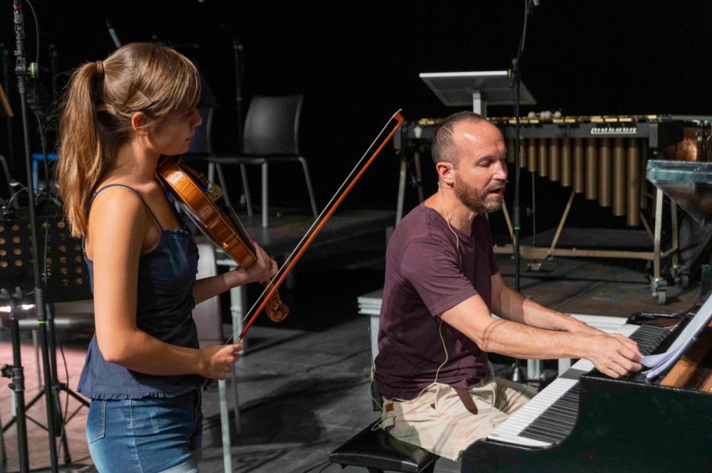 Ensayo del Concierto canciones de cine en español (Toledo) 12-09-2029