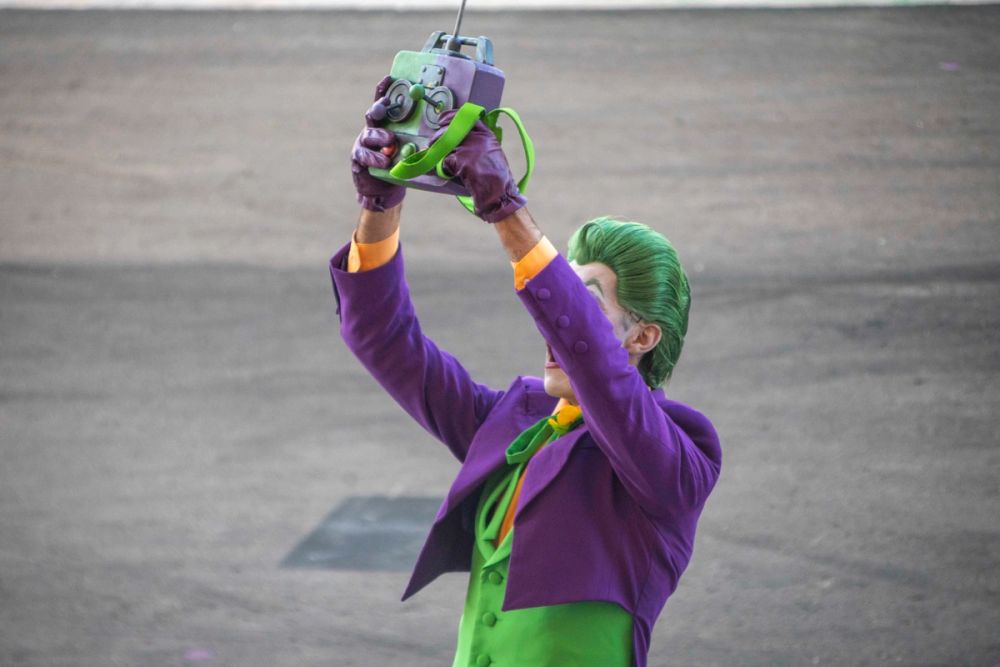 Espectaculo DC Super- Villains Stunt Show en parque warner  29-06-2026