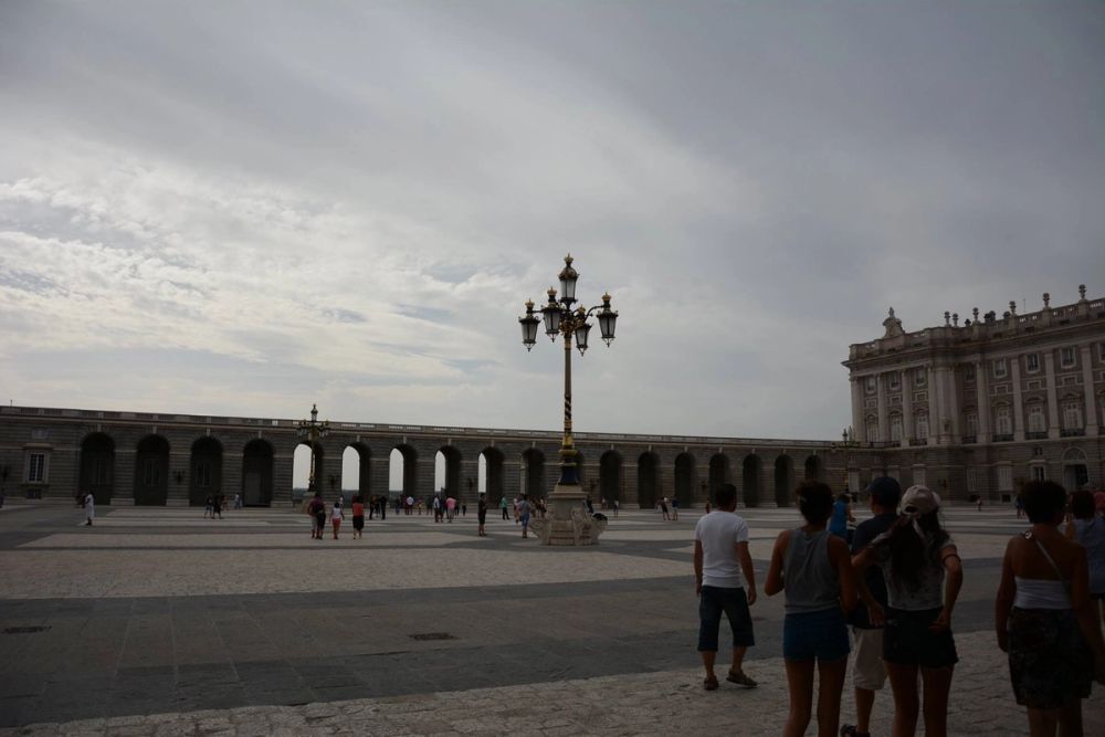Palacio Real y catedral de la Almudena (Madrid) 15-08-2017