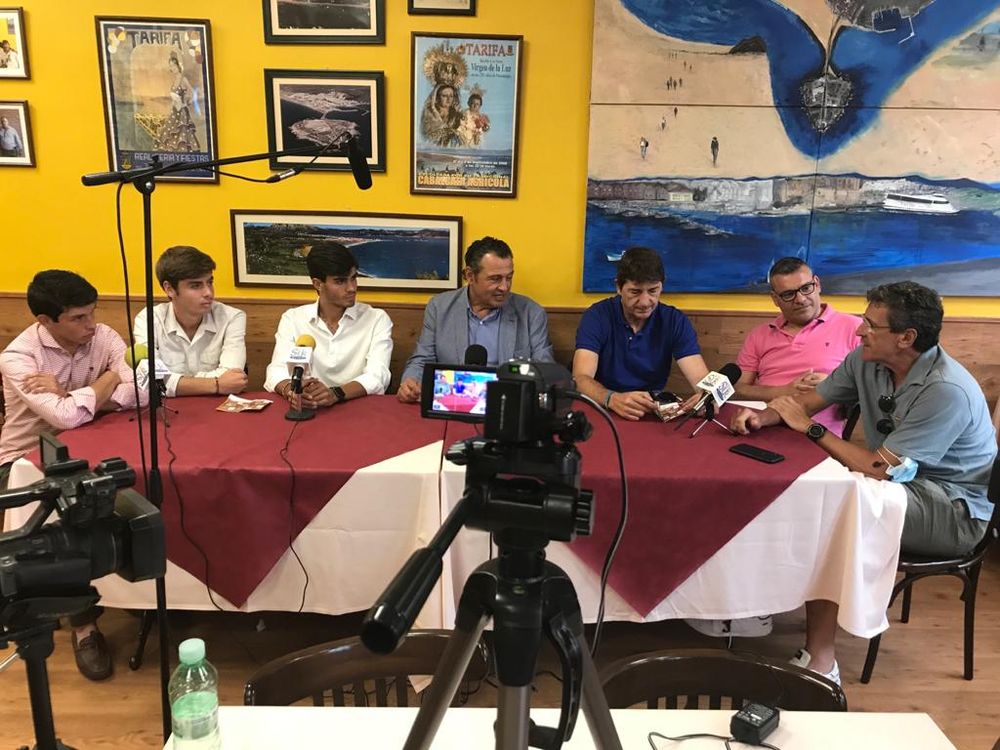 Grabando programa "la andanada del 5" temporada 2021