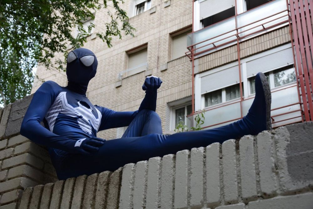 Spiderman black Blue Prnze 2017
