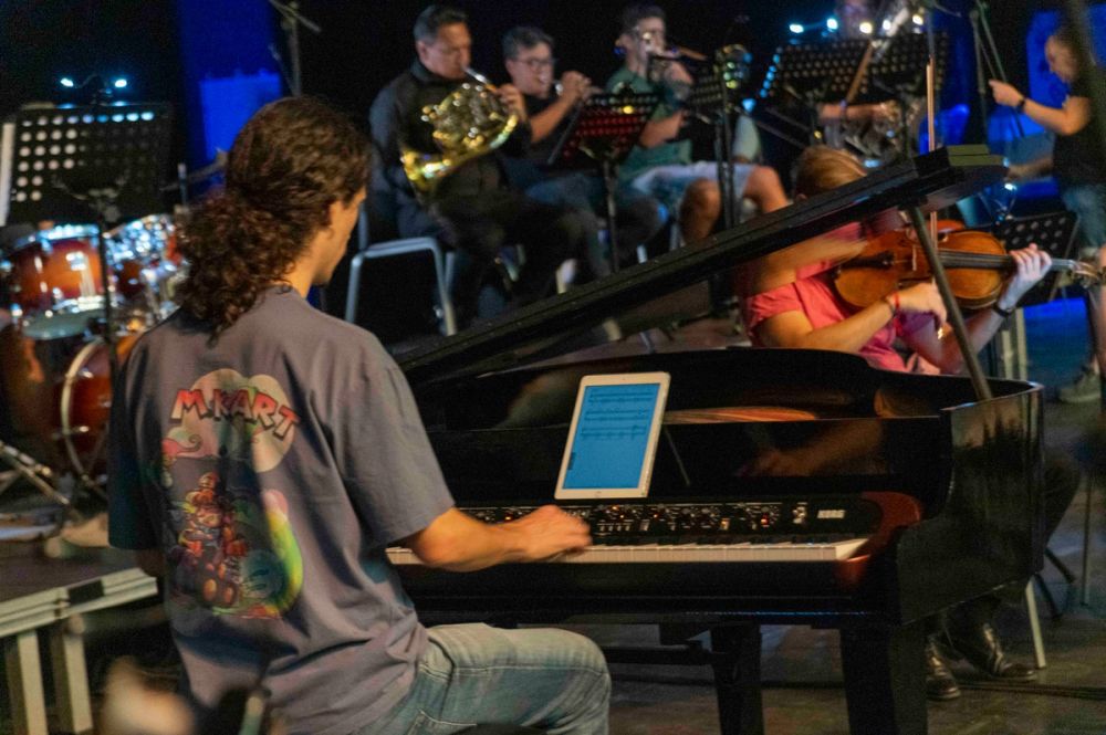 Ensayo del Concierto canciones de cine en español (Toledo) 12-09-2029