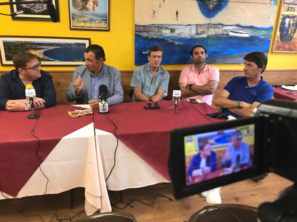 Grabando programa "la andanada del 5" temporada 2021