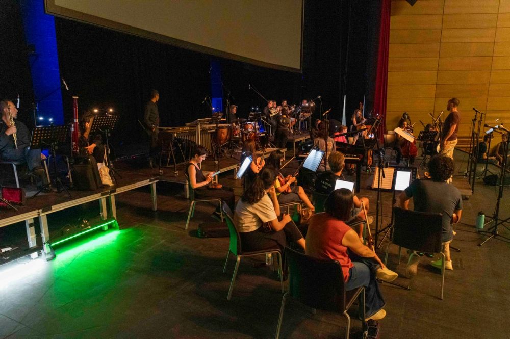 Ensayo del Concierto canciones de cine en español (Toledo) 12-09-2029