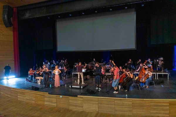 Ensayo del Concierto canciones de cine en español (Toledo) 12-09-2029