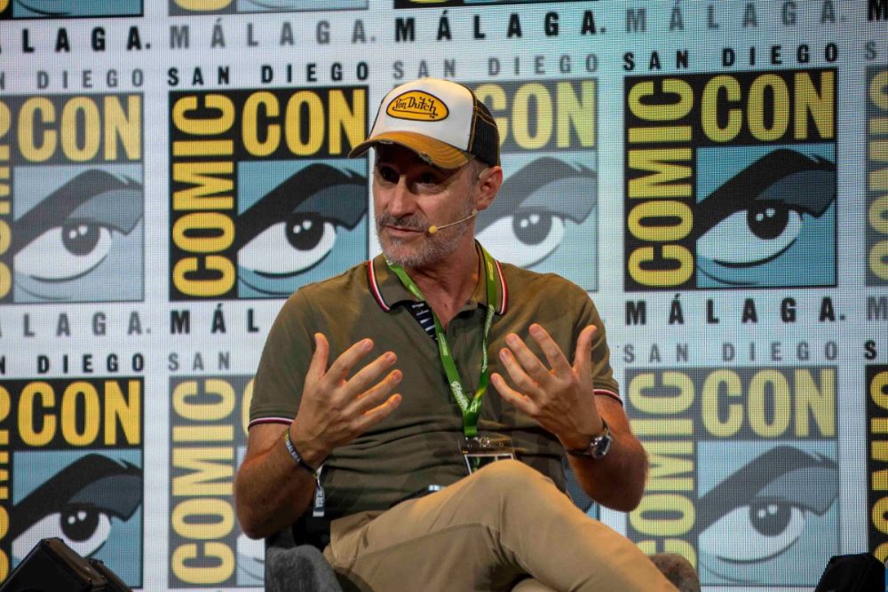 Panel de Charles Martinet (Voz mario bros)