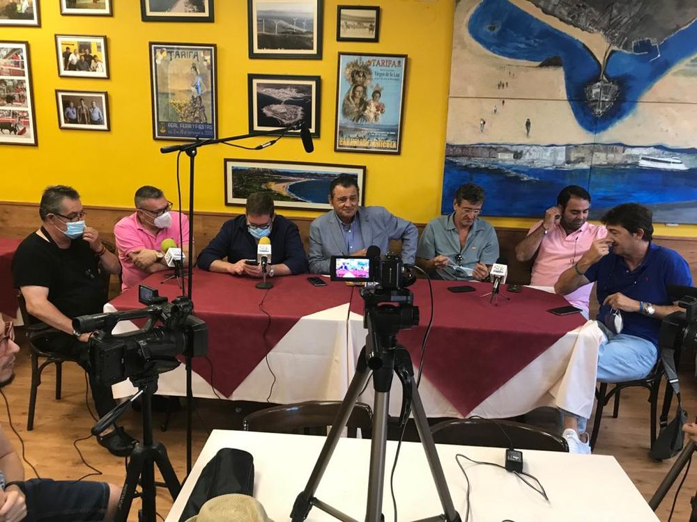 Grabando programa "la andanada del 5" temporada 2021
