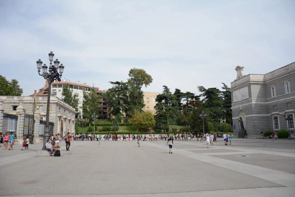Palacio Real y catedral de la Almudena (Madrid) 15-08-2017