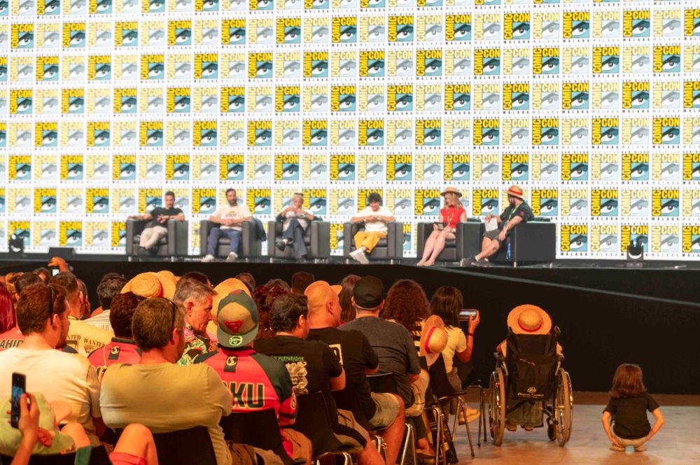 Panel de One piece en la Comiccon San Diego Malaga