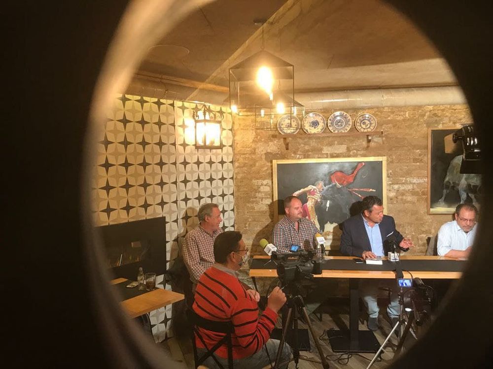 Grabando programa "la andanada del 5" temporada 2021