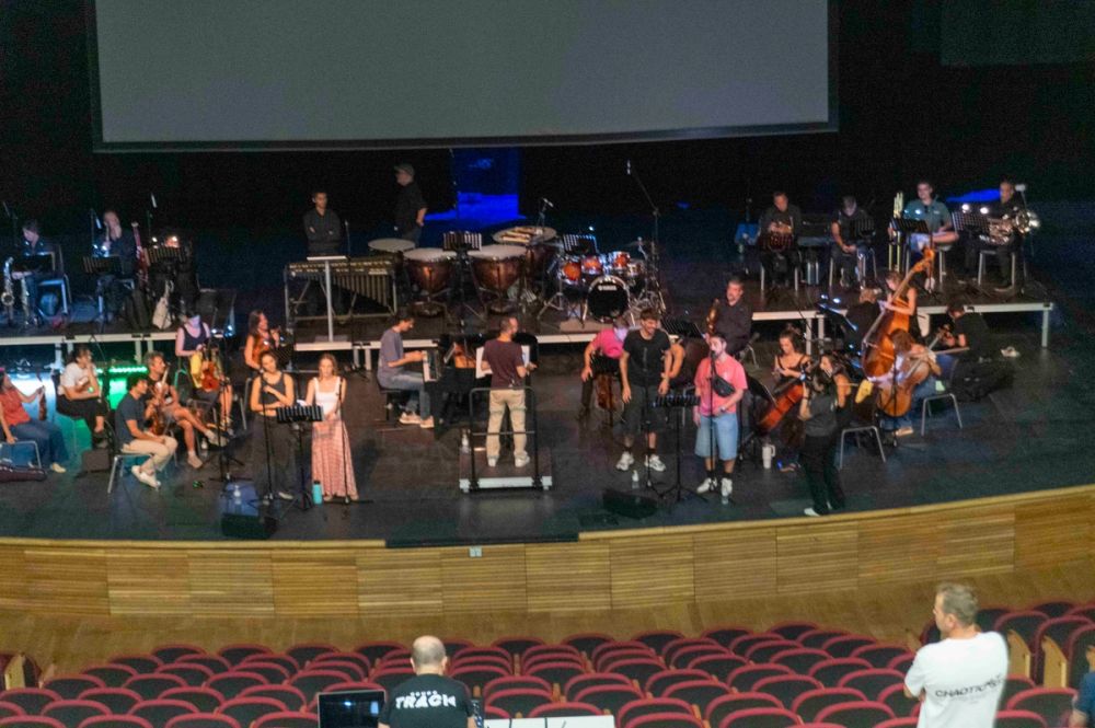 Ensayo del Concierto canciones de cine en español (Toledo) 12-09-2029