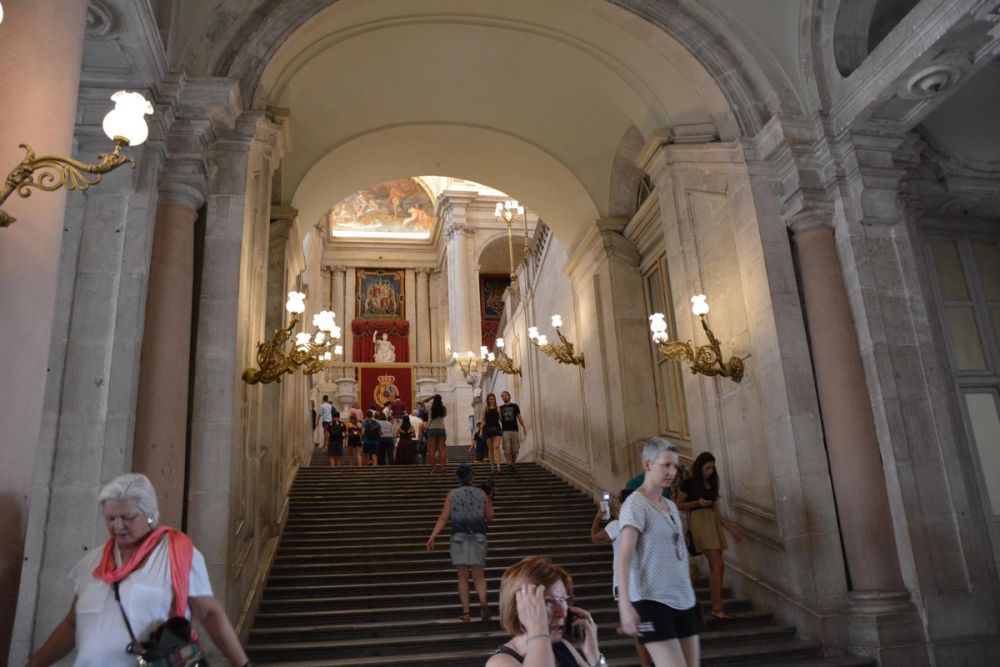Palacio Real y catedral de la Almudena (Madrid) 15-08-2017
